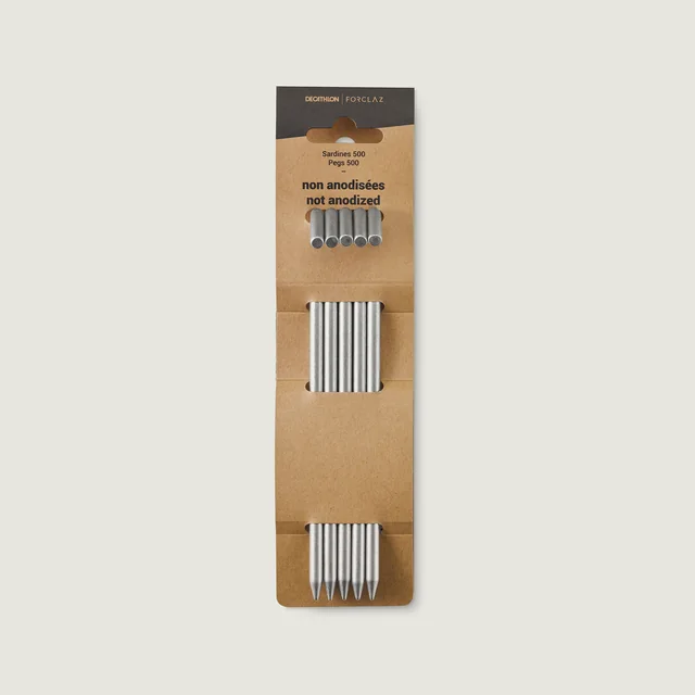 Decathlon Heringe nicht eloxiertes Aluminium - MT500 15 g 5 St.