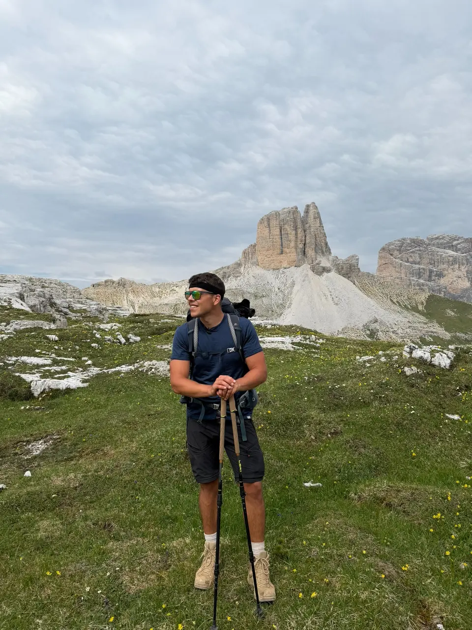 Dejan von Naturovic auf einer Trekkingtour in den Dolomiten